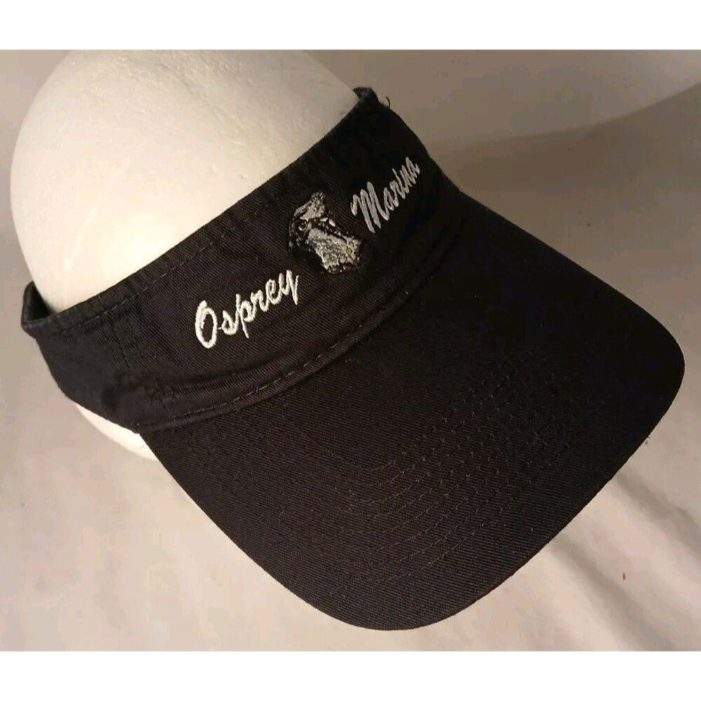 Osprey Marina Myrtle Beach, SC Adjustable Strapback Visor Hat/Cap-EXCELLENT!
